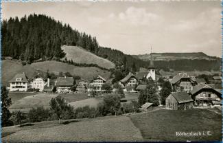 Ansichtskarte «Röthenbach i. E.»; Hugo Kopp, Zürich 7; abgestempelt «RÖTHENBACH (EMMENTHAL), 16.12.41»; gelaufen nach Konolfingen