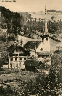 Ansichtskarte «Röthenbach I/E.»; Phot, F. Aeschlimann, Langnau; Ausgabejahr unbekannt; ungelaufen