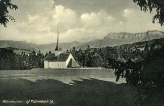 Ansichtskarte «Würzbrunnen b/ Röthenbach i./E.»; Fr. Aeschlimann, Phot. Langnau; Ausgabejahr unbekannt; ungelaufen