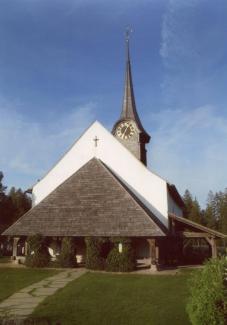 Ansichtskarte «Kirche Würzbrunnen»; Fotostudio Bichsel, 3538 Röthenbach i/E; Ausgabejahr unbekannt; ungelaufen