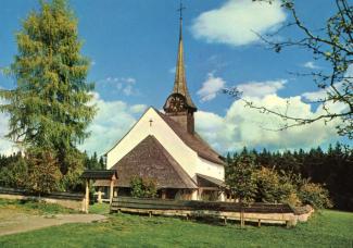 Ansichtskarte «Kirche Würzbrunnen»; Globetrotter GmbH, Karten und Dias, 6000 Luzern; Ausgabejahr unbekannt; ungelaufen