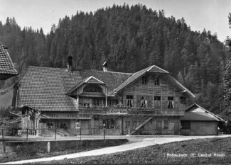 Ansichtskarte «Röthenbach i/E, Gasthof Rössli»; Verlag Globetrotter GmbH., Luzern; ungelaufen